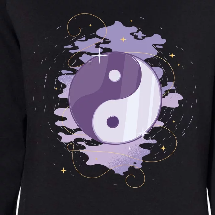 Mystic Yin Yang Womens California Wash Sweatshirt