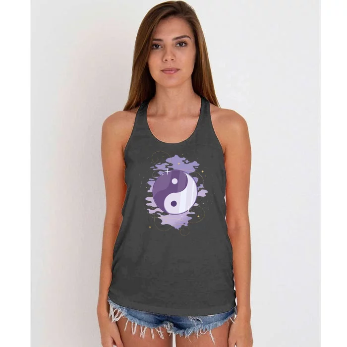 Mystic Yin Yang Women's Knotted Racerback Tank