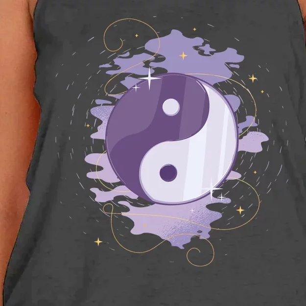 Mystic Yin Yang Women's Knotted Racerback Tank