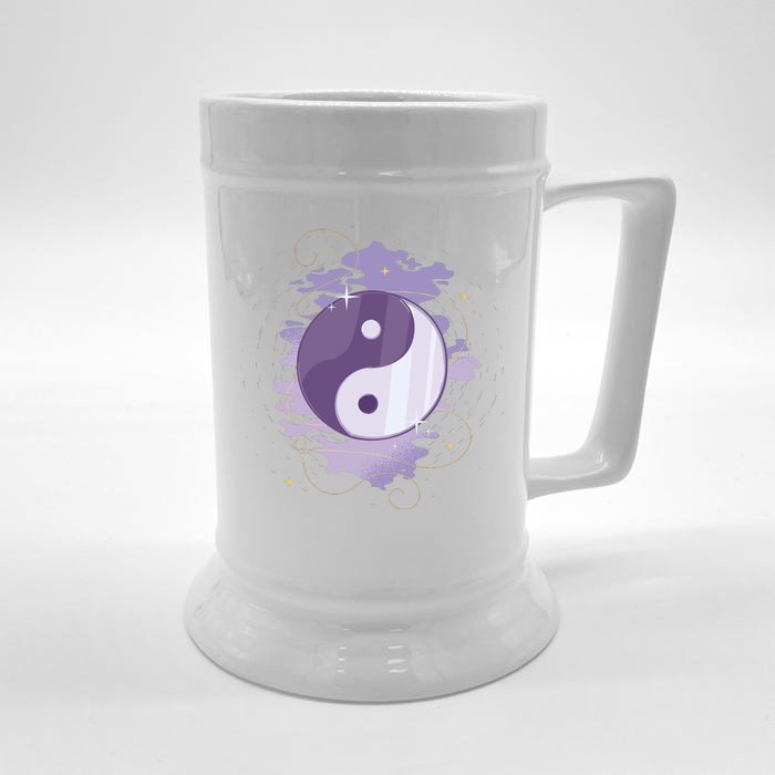 Mystic Yin Yang Front & Back Beer Stein