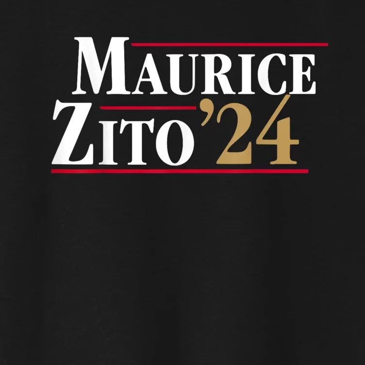 Maurice Zito 24 Women's Crop Top Tee