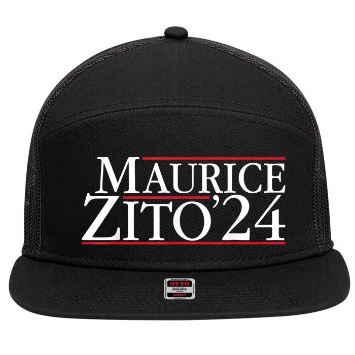 Maurice Zito 24 7 Panel Mesh Trucker Snapback Hat