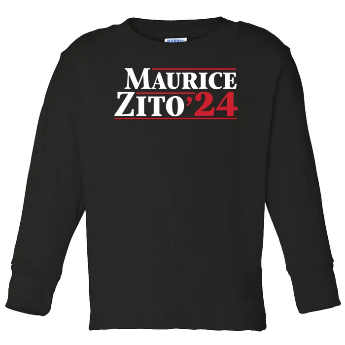 Maurice Zito 24 Toddler Long Sleeve Shirt