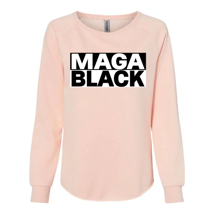 Magablack Zeek Arkham Wearing Maga Black Womens California Wash Sweatshirt