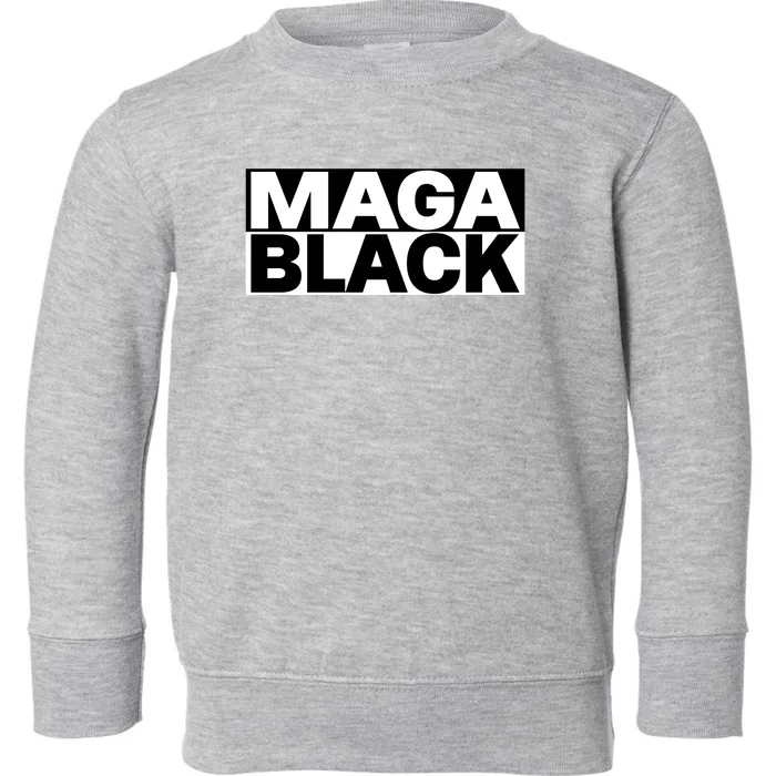 Magablack Zeek Arkham Wearing Maga Black Toddler Sweatshirt