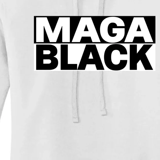 Magablack Zeek Arkham Wearing Maga Black Women's Pullover Hoodie