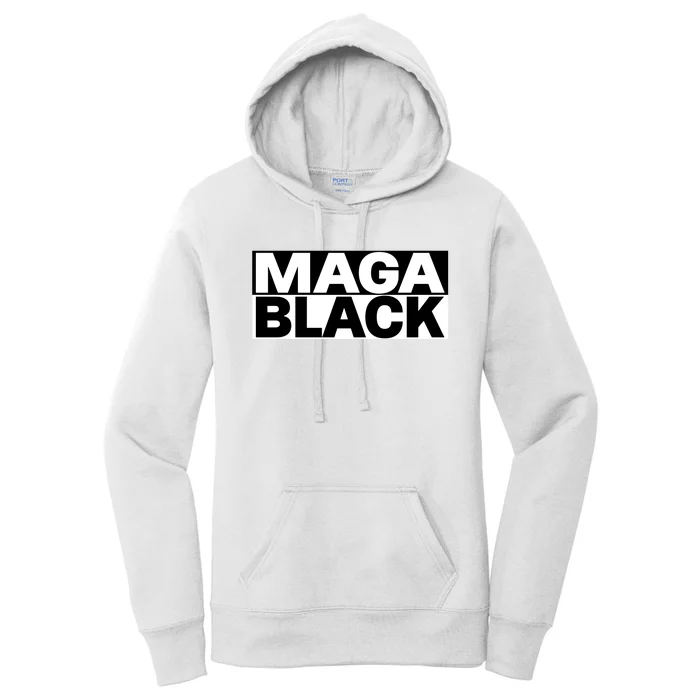 Magablack Zeek Arkham Wearing Maga Black Women's Pullover Hoodie