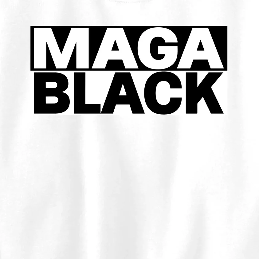 Magablack Zeek Arkham Wearing Maga Black Kids Sweatshirt