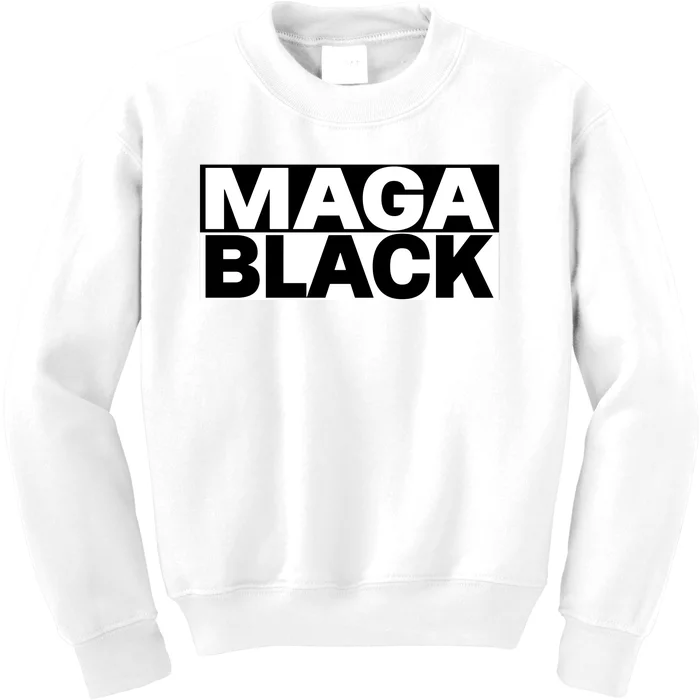 Magablack Zeek Arkham Wearing Maga Black Kids Sweatshirt