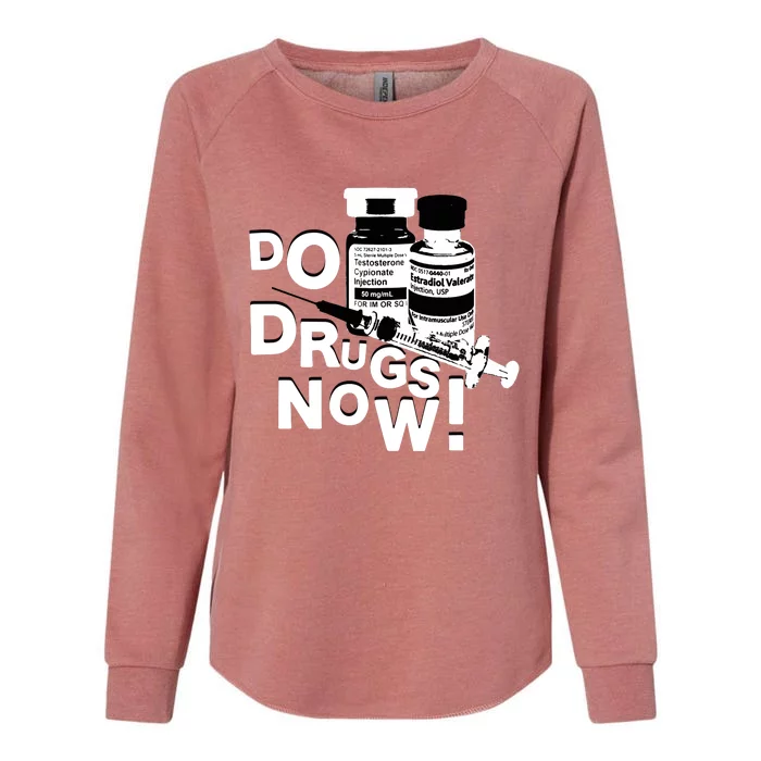 Mimi Zima Do Drugs Now Womens California Wash Sweatshirt