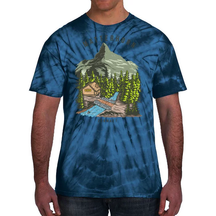 Matterhorn Zermatt Tie-Dye T-Shirt