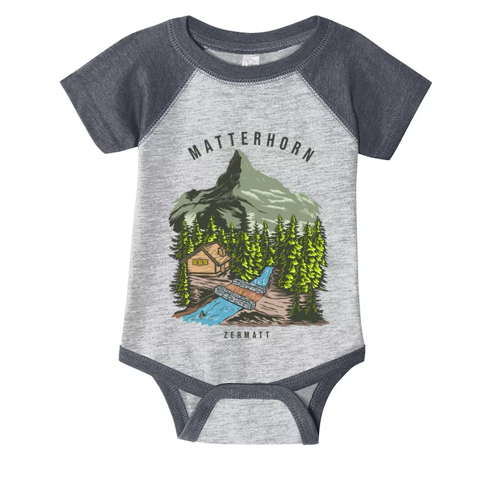 Matterhorn Zermatt Infant Baby Jersey Bodysuit