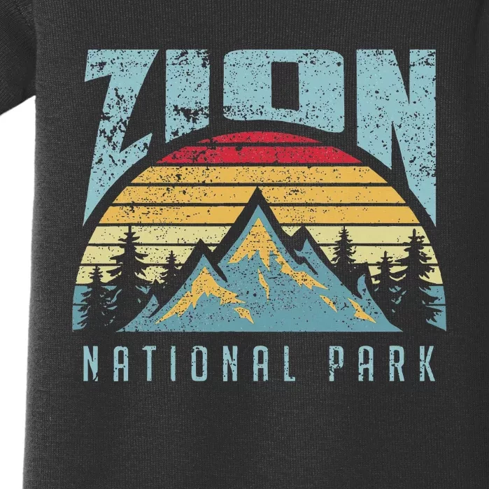 Mt Zion National Park Utah Baby Bodysuit