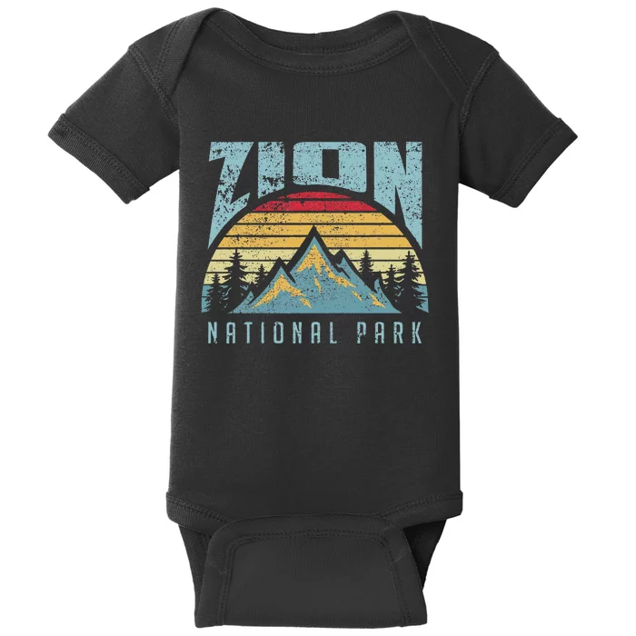 Mt Zion National Park Utah Baby Bodysuit