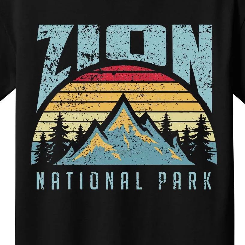 Mt Zion National Park Utah Kids T-Shirt