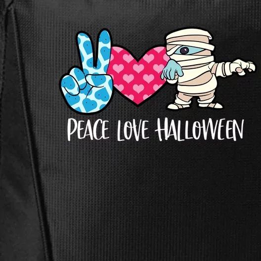 Mummy Zombie Peace Love Halloween Cool Gift City Backpack