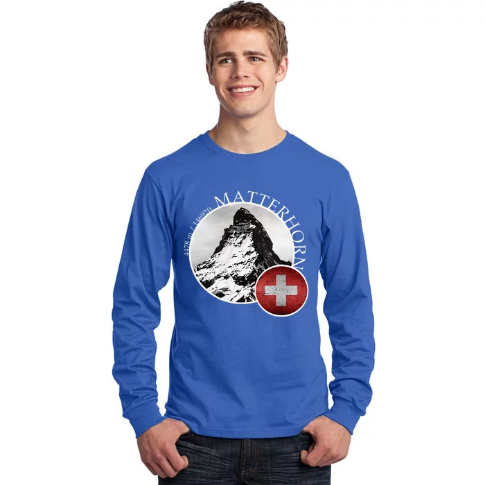 Matterhorn Zermatt Switzerland Alps Tall Long Sleeve T-Shirt