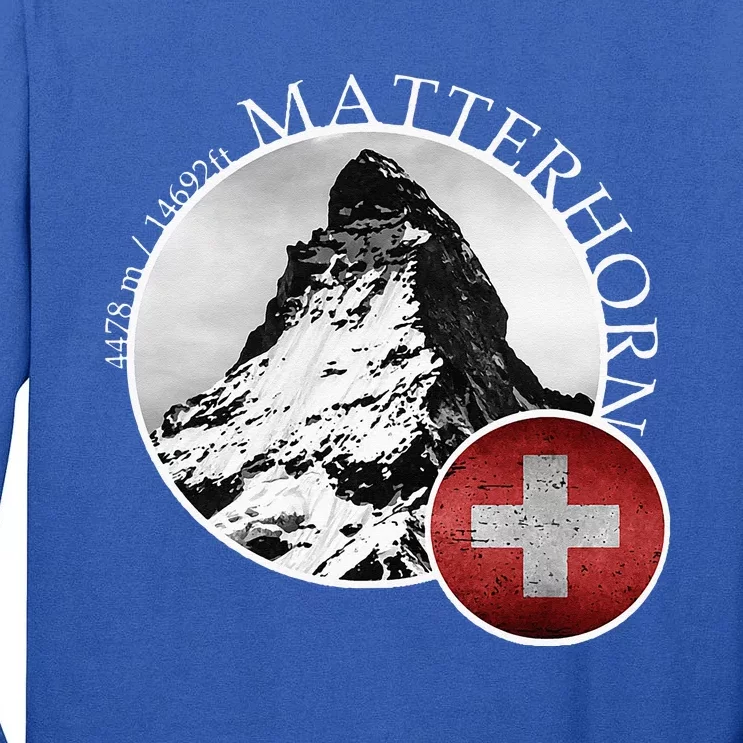 Matterhorn Zermatt Switzerland Alps Tall Long Sleeve T-Shirt