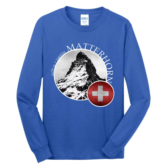 Matterhorn Zermatt Switzerland Alps Tall Long Sleeve T-Shirt