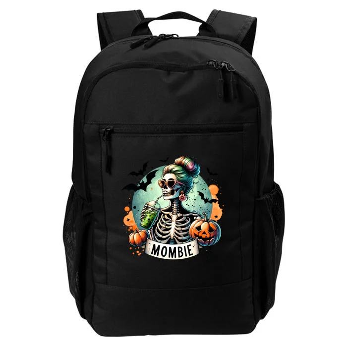 Mombie Zombie Spooky Mama Retro Daily Commute Backpack