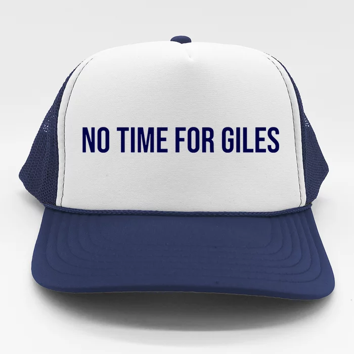 Manuel Zambrano Wearing No Time For Giles Trucker Hat