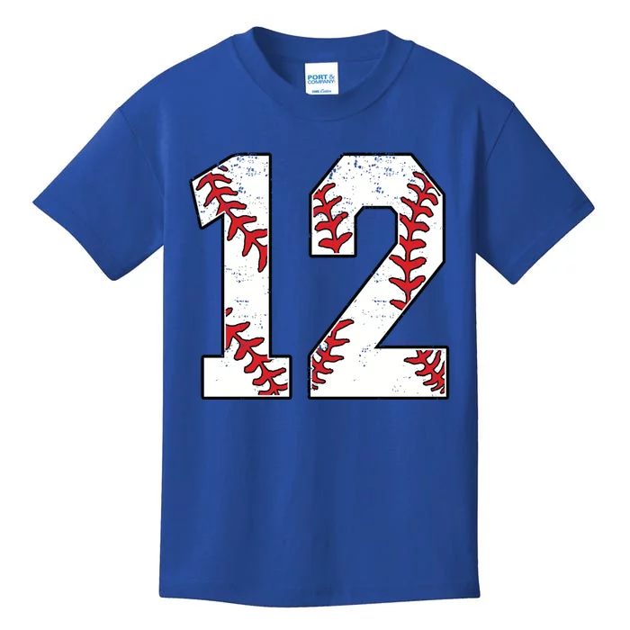 Number #13 Baseball 13 Jersey Number Baseball Lover Gift Kids T-Shirt