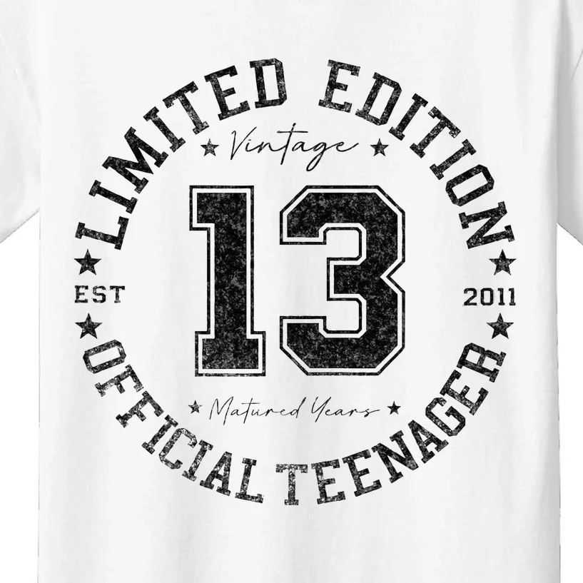 Nager 13th Birthday 13 Year Old Gifts Kids T-Shirt