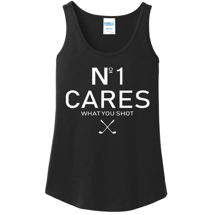 No 1 Cares What You Shot Ladies Essential Tank