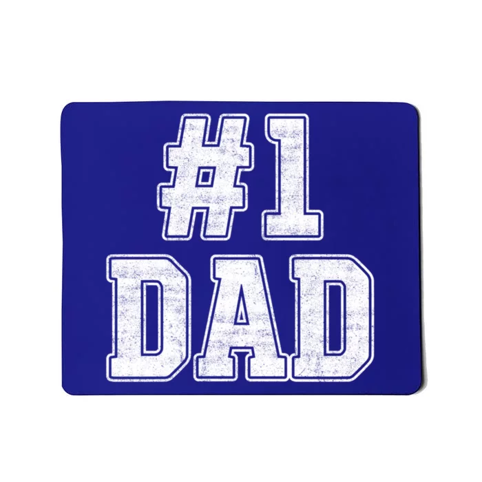 Number 1 Dad Number One Dad Fathers Day Outfit For Daddy Cute Gift Mousepad