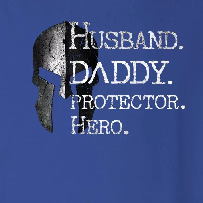 Number 1 Dad Husband Daddy Protector Hero Funny Gift Toddler Long Sleeve Shirt