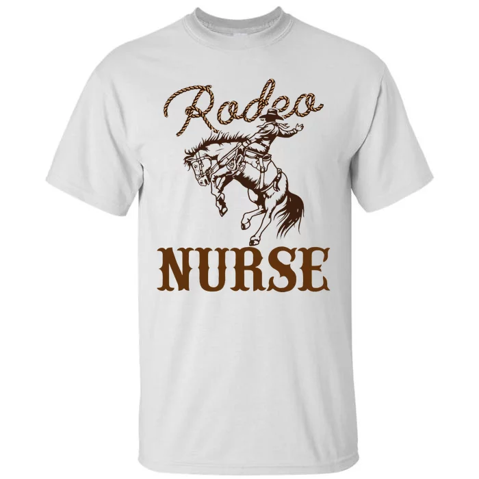 Nurse 1st First Birthday Cowboy Rn Western Rodeo Party Tall T-Shirt