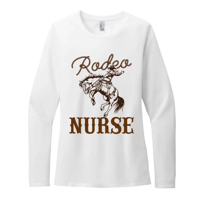 Nurse 1st First Birthday Cowboy Rn Western Rodeo Party Womens CVC Long Sleeve Shirt