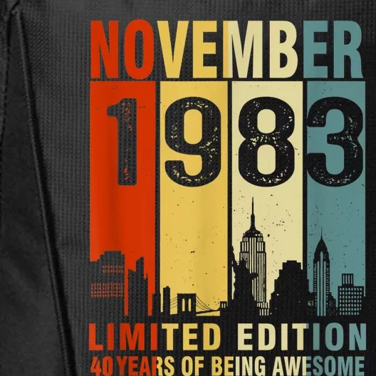 November 1983 Limited Edition 40 Years Of Being Awesome City Backpack