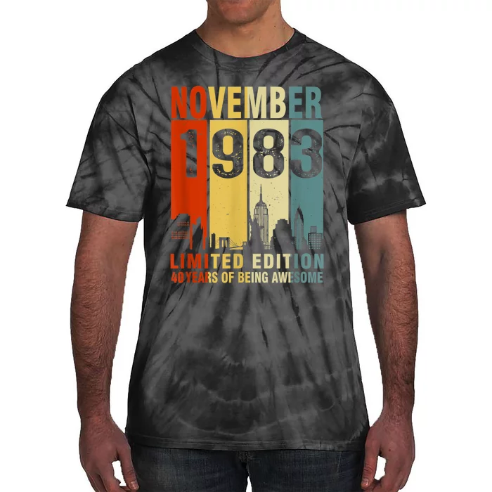 November 1983 Limited Edition 40 Years Of Being Awesome Tie-Dye T-Shirt