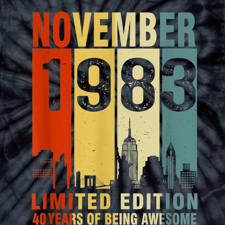 November 1983 Limited Edition 40 Years Of Being Awesome Tie-Dye T-Shirt