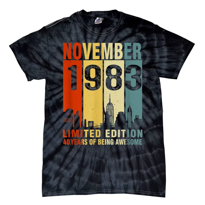 November 1983 Limited Edition 40 Years Of Being Awesome Tie-Dye T-Shirt