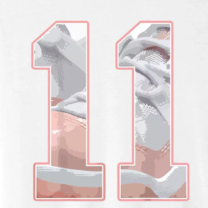 Number 11 Low Legend Pink 11s Matching ChromaSoft Performance T-Shirt