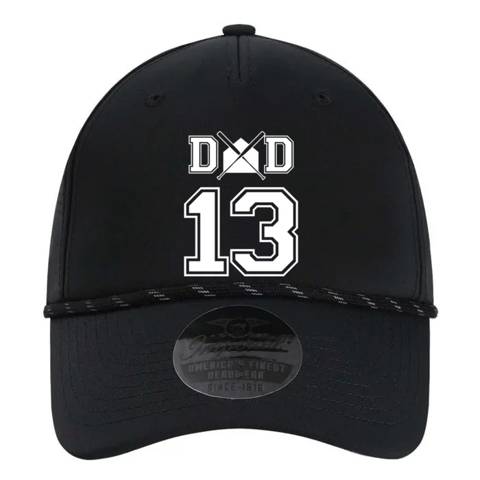 Number 13 Players Biggest Fan For Baseball Or Softball Dad Gift Performance The Dyno Cap