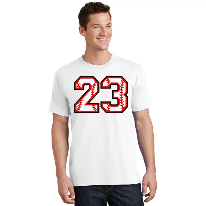 Number 23 Baseball Lucky Favorite Jersey Number T-Shirt