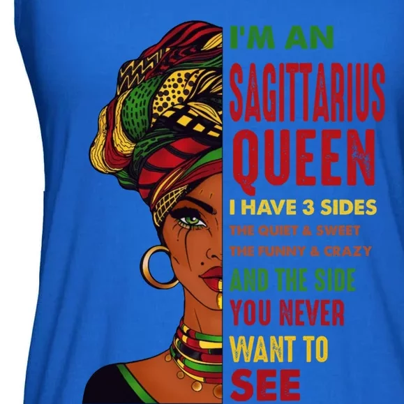 November 22 December 21 Birthday Sagittarius African Gift Ladies Essential Flowy Tank