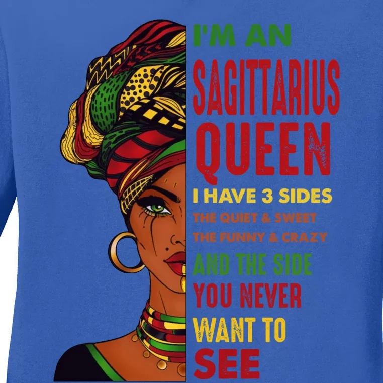 November 22 December 21 Birthday Sagittarius African Gift Ladies Long Sleeve Shirt