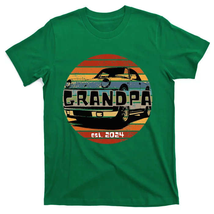 New 2024 Grandfather Granddad Grandpa T-Shirt