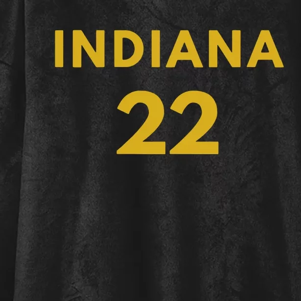 Number 22 Indiana Fever Hooded Wearable Blanket