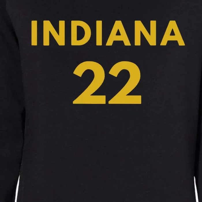 Number 22 Indiana Fever Womens California Wash Sweatshirt