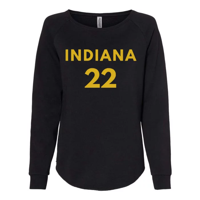 Number 22 Indiana Fever Womens California Wash Sweatshirt