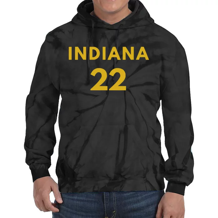 Number 22 Indiana Fever Tie Dye Hoodie