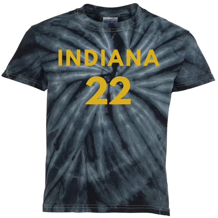 Number 22 Indiana Fever Kids Tie-Dye T-Shirt