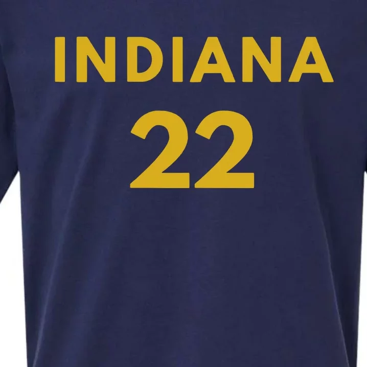 Number 22 Indiana Fever Sueded Cloud Jersey T-Shirt