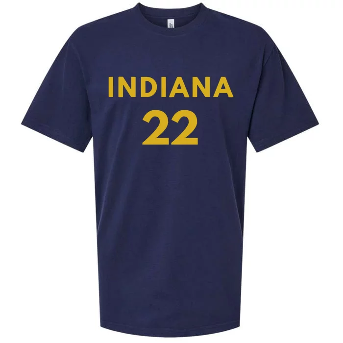 Number 22 Indiana Fever Sueded Cloud Jersey T-Shirt