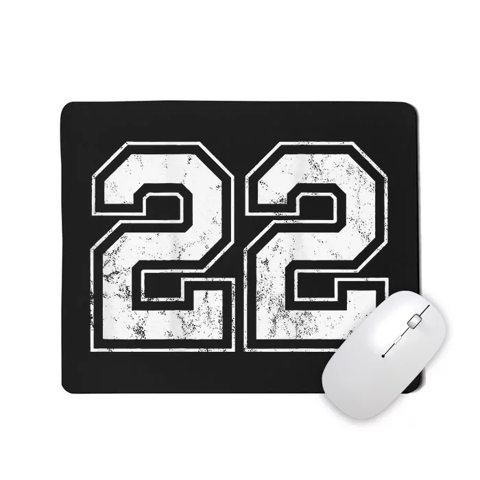 Number 22 On The Back Mousepad